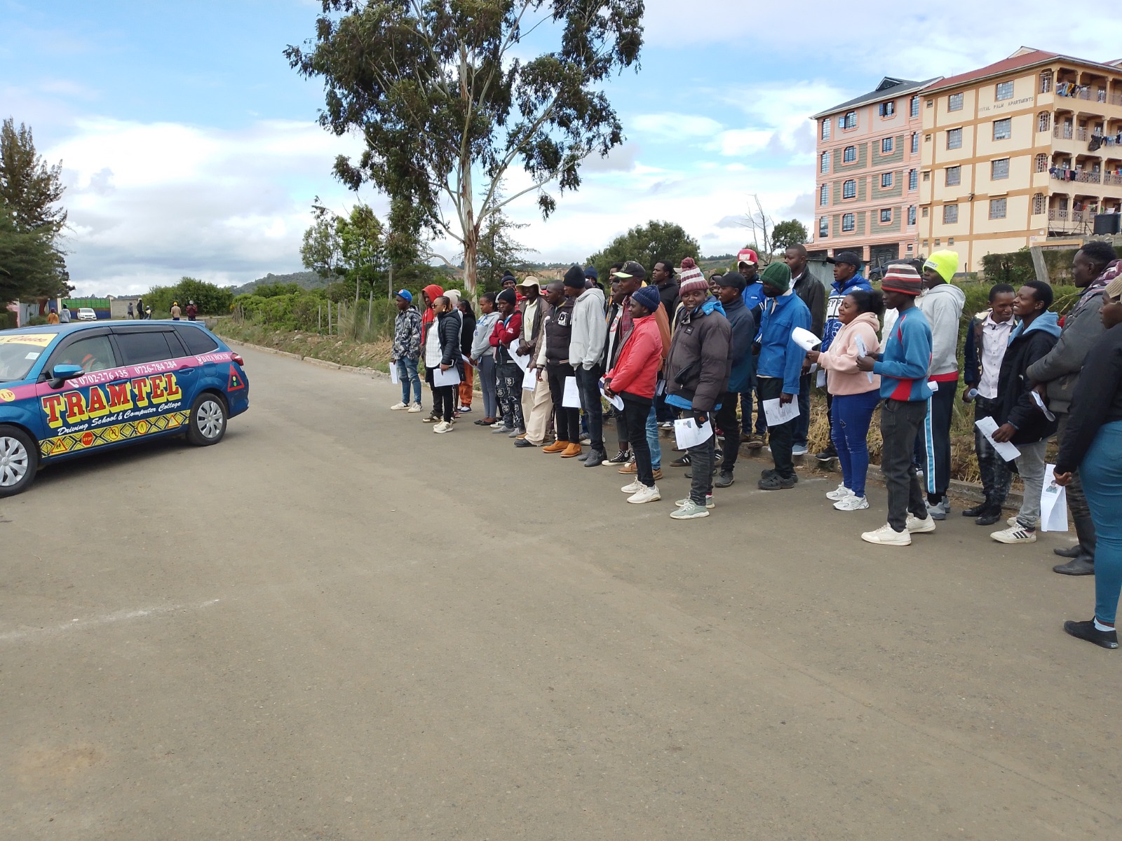 Theory exam in progress